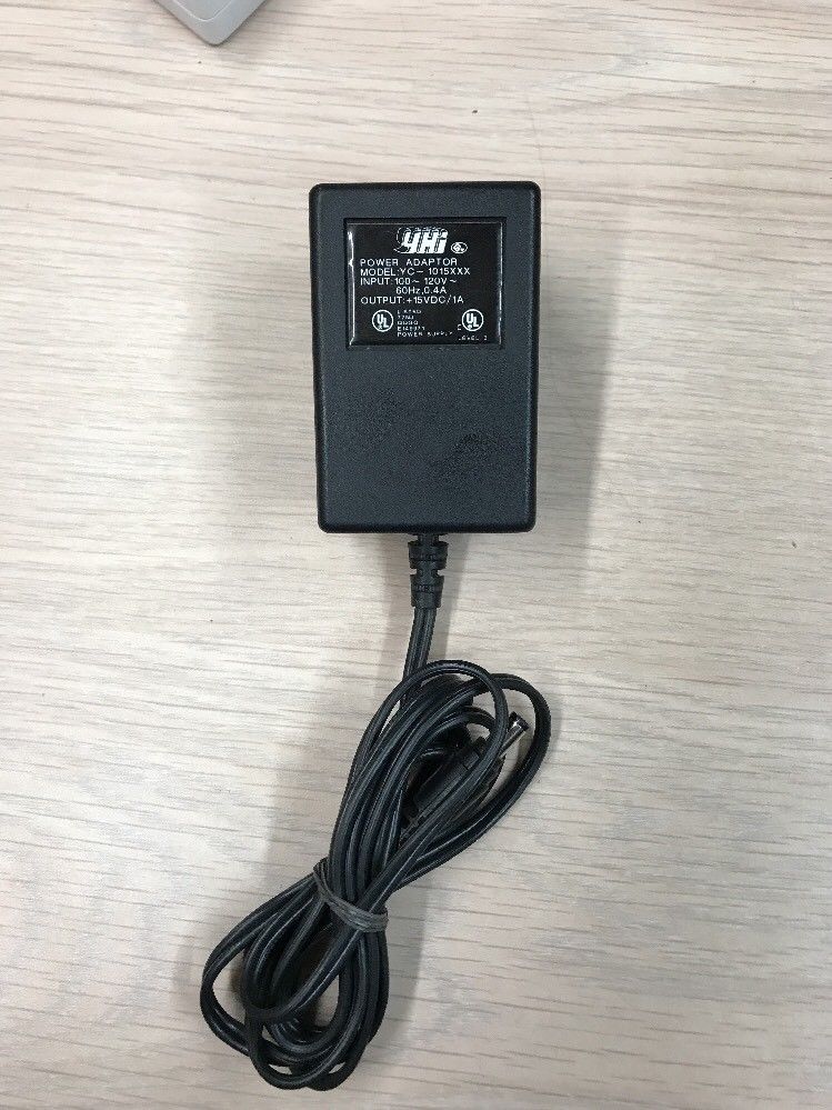 *Brand NEW* 15V DC 1A AC Adapter YHI YC-1015XXX Power Supply Charger